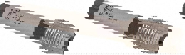 Straight Flute Tap: M12x1.5 Metric Fine, 3 Flute, Taper Chamfer, 6H Class of Fit, HSS, Bright/Uncoated Finish