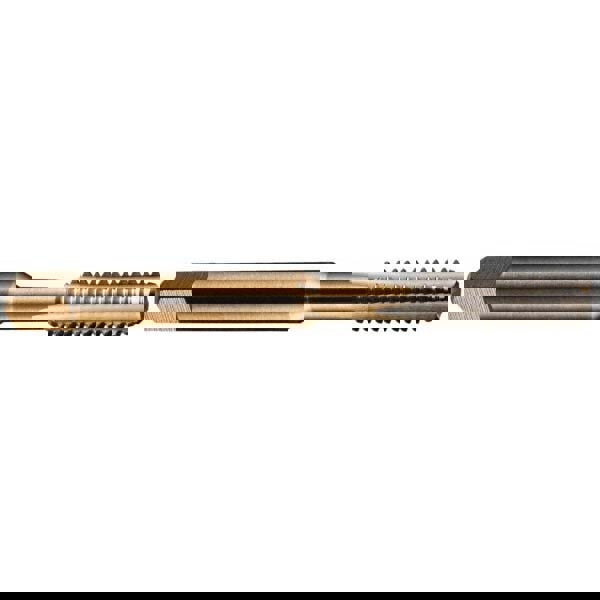 Straight Flute Tap: M9x1.25 Metric Coarse, 3 Flute, Taper Chamfer, 6H Class of Fit, HSS, Bright/Uncoated Finish