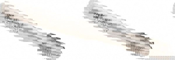 Straight Flute Tap: M5x0.5 Metric Fine, 3 Flute, Taper Chamfer, 6H Class of Fit, HSS, Bright/Uncoated Finish