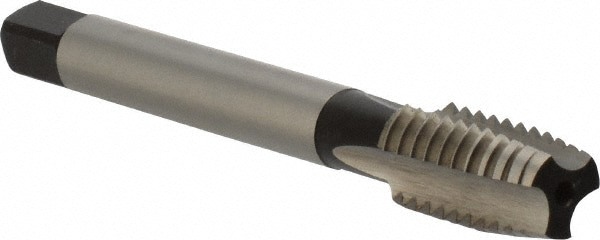 Straight Flute Tap: 1/2-12 BSW, 3 Flute, Plug Chamfer, HSS, Bright/Uncoated Finish