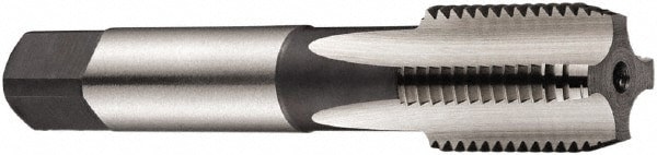 British Standard Pipe Tap: 3/8-19 BSPT, Bottoming Chamfer, 3 Flutes