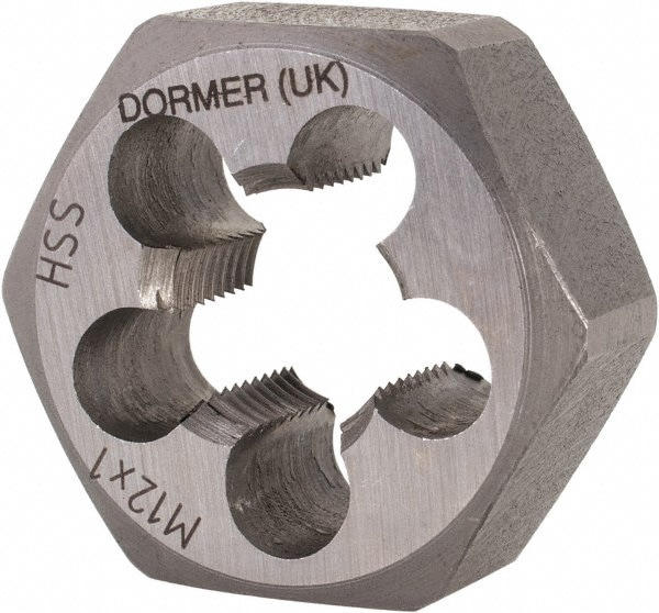Hex Rethreading Die: M12x1, Right Hand, 1.0100