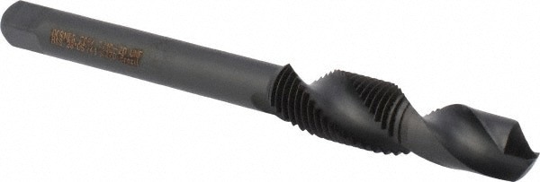 Combination Drill Tap: 7/16-20, 2B, 2 Flutes, High Speed Steel