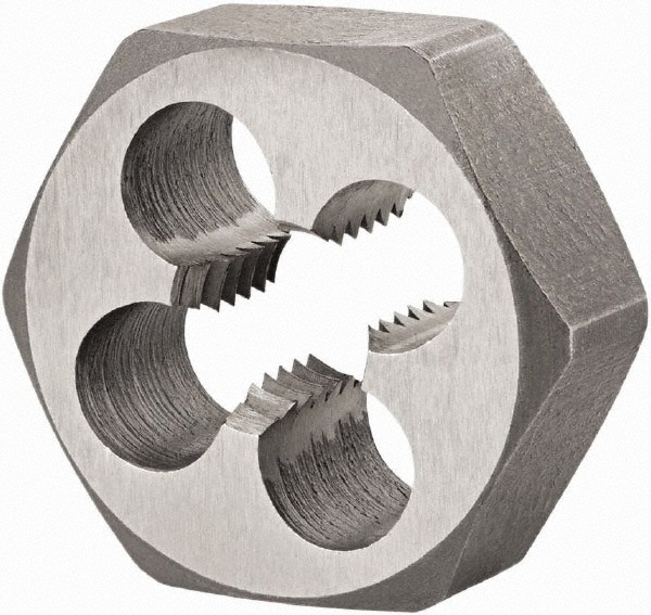 Hex Rethreading Die: M30x3.5, Right Hand, High-Speed Steel