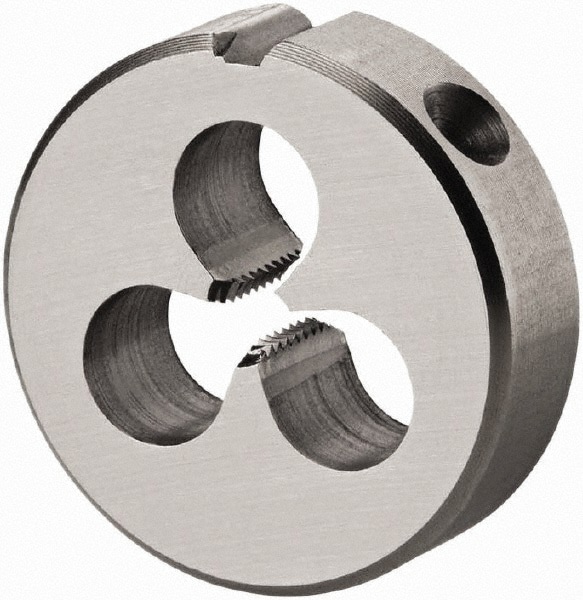 Round Die: M6x1, 20 mm OD, High Speed Steel