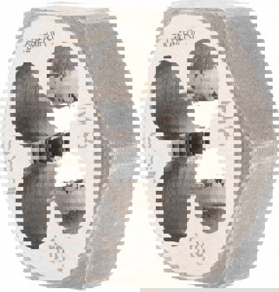 Hex Rethreading Die: M8 x 1.25 Thread, Right Hand, High Speed Steel