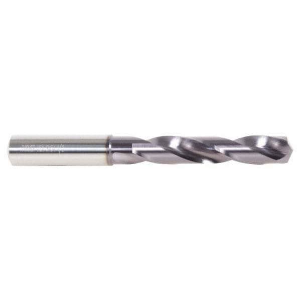 Jobber Length Drill Bit: #15 (0.1800) Dia, 140 deg, Solid Carbide
