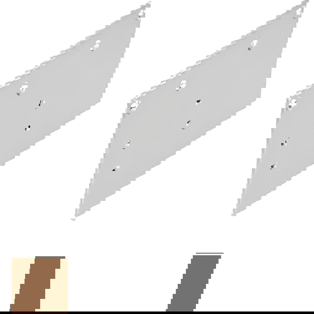 Door Closer Accessories; Accessory Type: Drop Plate ; For Use With: DC3000 Series Door Closers ; Finish: Satin Brass ; Overall Length: 12.00