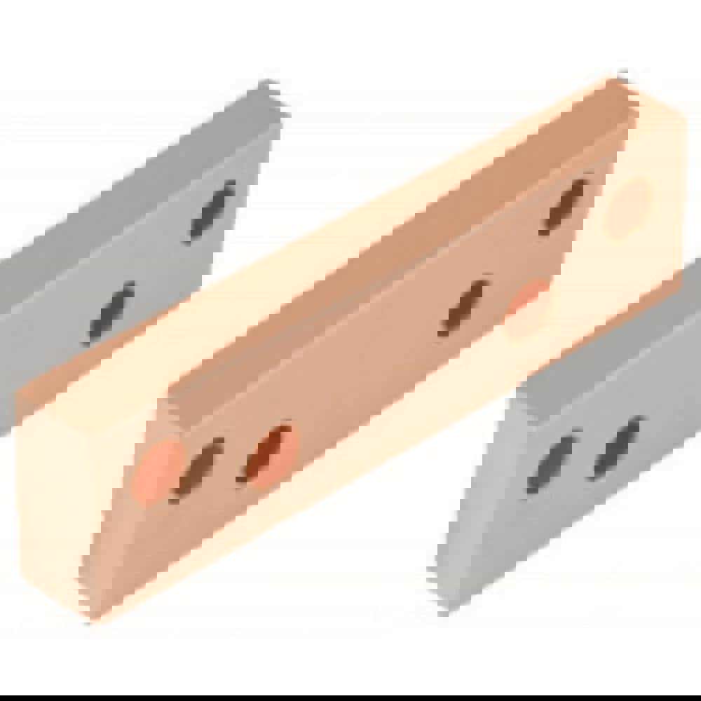 Door Closer Accessories; Accessory Type: Blade Stop Spacer ; For Use With: DC8000 Series Door Closers ; Finish: Light Bronze ; Overall Length: 4.00