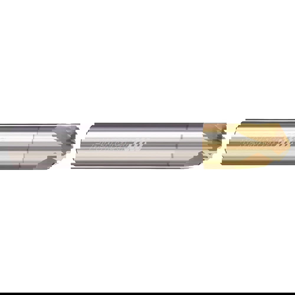 Chamfer Mills; Included Angle: 120.00 ; Chamfer Mill Material: Solid Carbide ; Cutter Head Diameter (Decimal Inch): 0.2500 ; End Type: Single ; Shank Diameter (Decimal Inch): 0.2500 ; Shank Diameter (Inch): 1/4