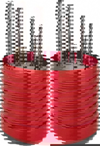 End Mill Set: 4 Flute, Square End