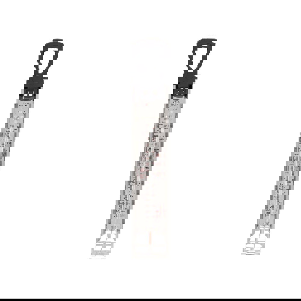 Cooking & Refrigeration Thermometers; Type: Cooking Thermometer; Maximum Temperature (F): 400.0 ; Accuracy: 2.0 F; 1.0 C; Display Type: Scale; Housing Material: Stainless Steel; Features: Classic Paddle Design; Insulated Handle; Resolution (Deg F): 2