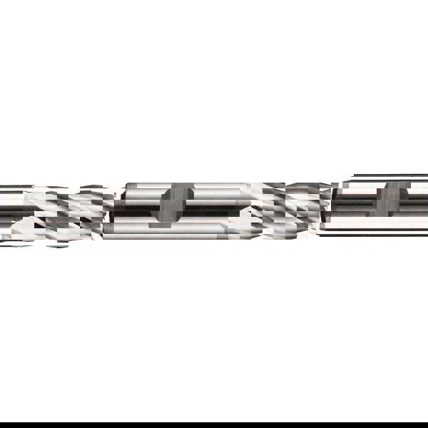 Roughing & Finishing End Mill: 13 mm Dia, 4 Flutes, Square End, High Speed Steel