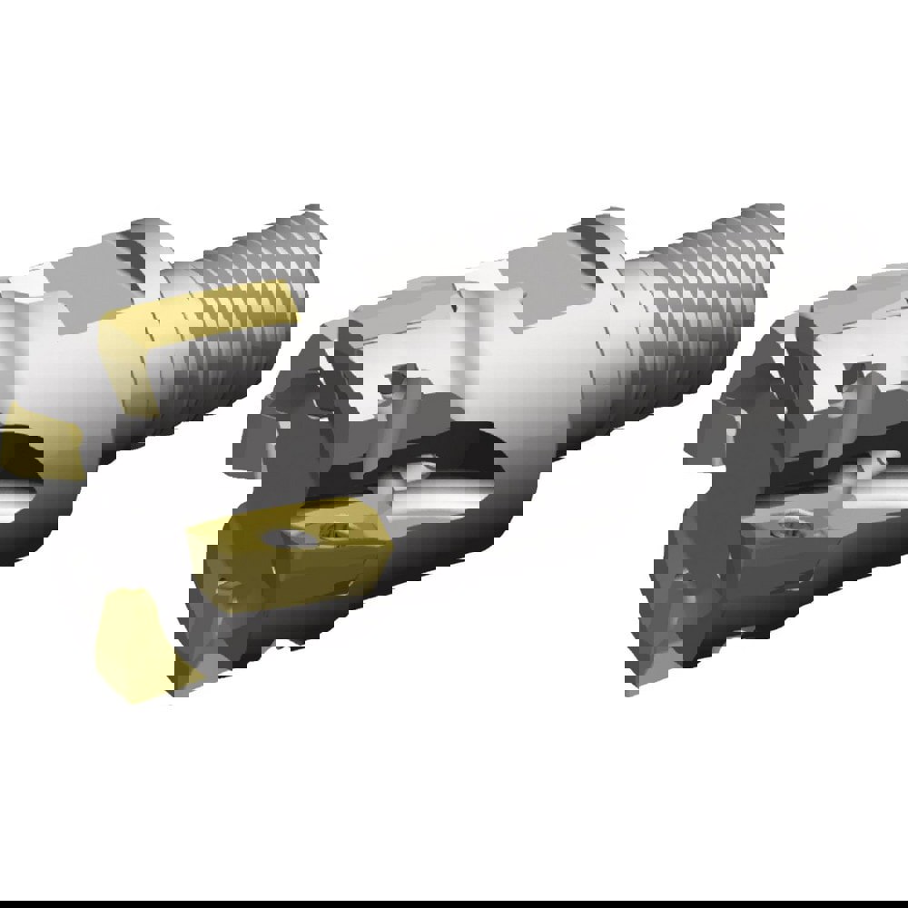 Indexable Square-Shoulder End Mills; Maximum Depth of Cut (Decimal Inch): 0.6417 ; Cutter Style: VSM ; Shank Type: Modular ; Shank Diameter (Decimal Inch): 0.8270 ; Insert Holding Method: Screw ; Maximum Ramping Angle: 8.50