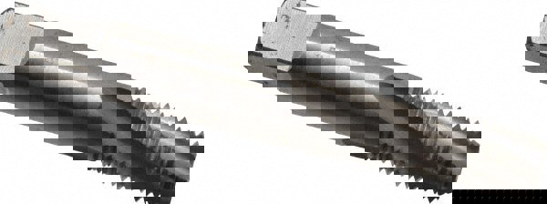 1/16-27 NPT, 15° Helix, 4 Flutes, Bottoming Chamfer, Bright Finish, Cobalt, Spiral Flute Pipe Tap