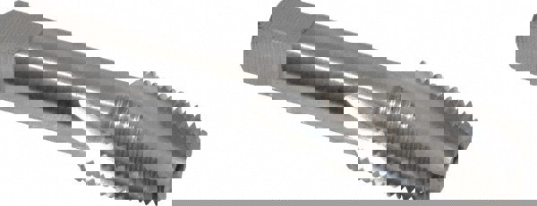 1/8-27 NPT, 15° Helix, 4 Flutes, Bottoming Chamfer, Bright Finish, Cobalt, Spiral Flute Pipe Tap