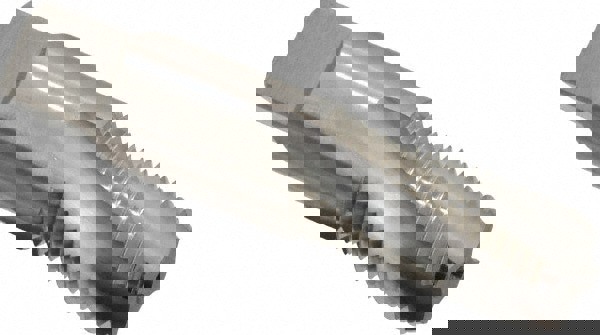 1/4-18 NPTF, 15° Helix, 4 Flutes, Bottoming Chamfer, Bright Finish, Cobalt, Spiral Flute Pipe Tap