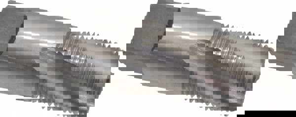 3/8-18 NPT, 15° Helix, 4 Flutes, Bottoming Chamfer, Bright Finish, Cobalt, Spiral Flute Pipe Tap