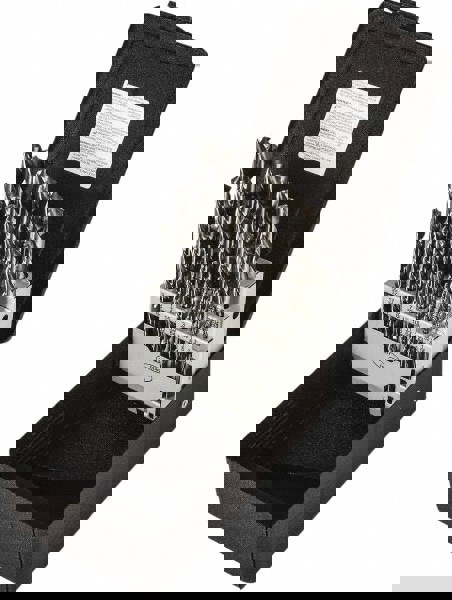 Drill Bit Set: Jobber Length Drill Bits, 118 &deg;, High Speed Steel