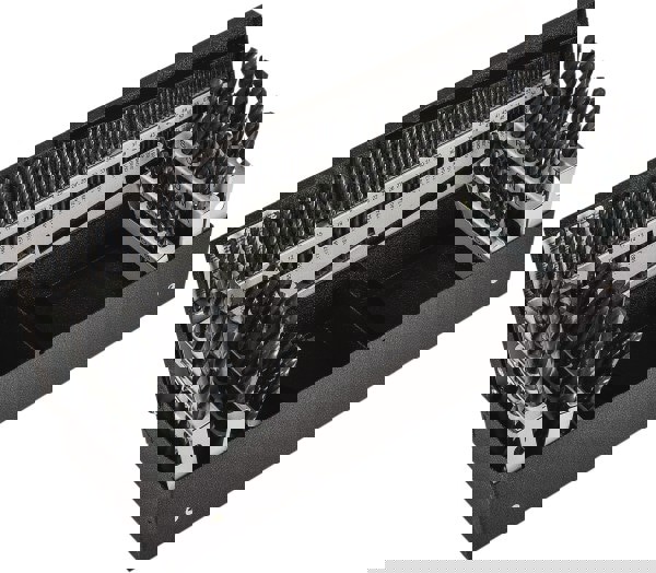 Drill Bit Set: Jobber Length Drill Bits, 115 Pc, 0.04