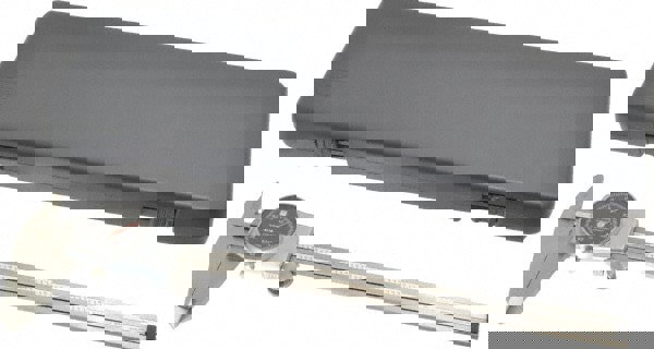 Dial Caliper: 8'' Range, 0.001'' Graduation, 0.1'' per Revolution
