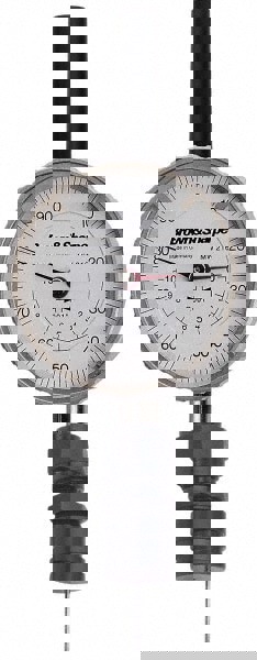 0 to 1 Inch Range, White Dial Depth Gage