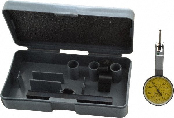 Dial Test Indicators: 0.2 Min, 0-100-0, 0.002 mm Accuracy, Horizontal