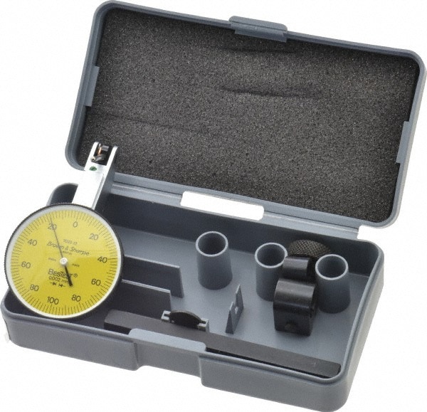 Dial Test Indicators: 0.2 Min, 0-100-0, 0.002 mm Accuracy, Horizontal