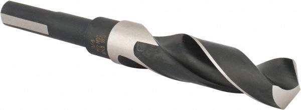 Reduced Shank Drill Bit: 3/4'' Dia, 1/2'' Shank Dia, 118 , High Speed Steel