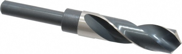 Reduced Shank Drill Bit: 55/64'' Dia, 1/2'' Shank Dia, 118 , High Speed Steel
