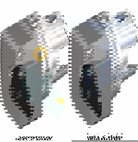 Modular Grooving Head: Right Hand, Blade Holder Head, KM50TS System Size