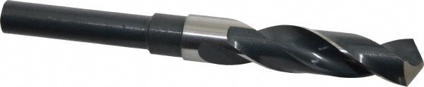 Reduced Shank Drill Bit: 11/16'' Dia, 1/2'' Shank Dia, 118 , High Speed Steel