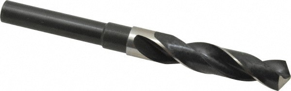 Reduced Shank Drill Bit: 41/64'' Dia, 1/2'' Shank Dia, 118 , High Speed Steel