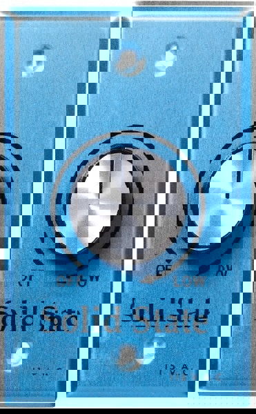 Ventilator Speed Controls; For Use With: 5DD, 5DDU, 5ADE and 2VLD Ventilator Models