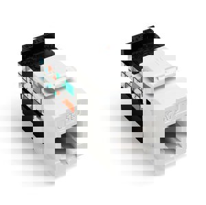 CAT5E WHITE GIGAMAX JACK