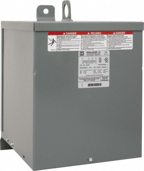 1 Phase, 480 Volt Input, 120/240 VAC Output, 60 Hz, 5 kVA, General Purpose Transformer