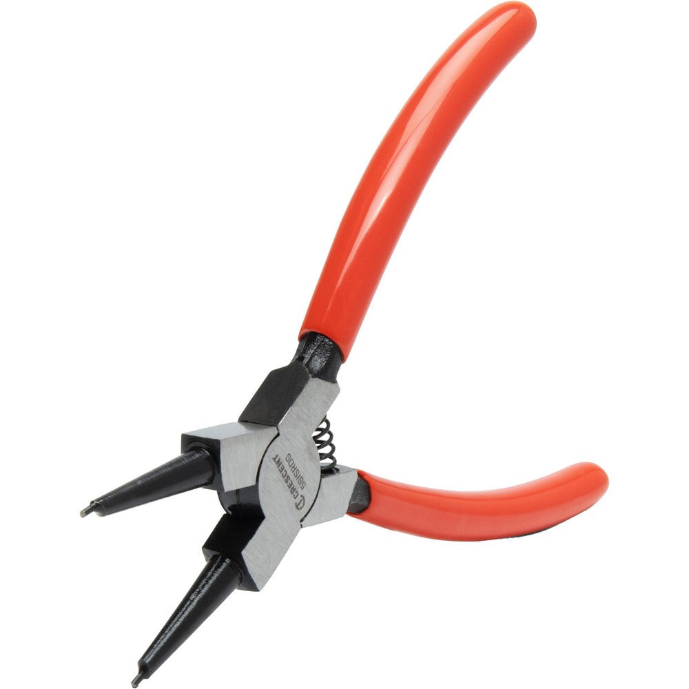 Retaining Ring Pliers; Tool Type: Internal Ring Pliers ; Type: Internal ; Tip Angle: 0.00 ; Tip Diameter (Decimal Inch): 0.051 ; Ring Diameter Range (Inch): 0.39 to 0.98 (Internal) ; Overall Length (Decimal Inch): 5.0000