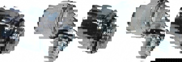 Conduit Connector: For Liquid-Tight, Zinc-Plated Steel, 3/8