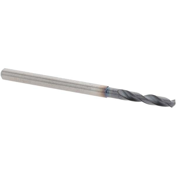 Screw Machine Length Drill Bit: 2.60 mm (0.1024) Dia, 135 deg, Solid Carbide
