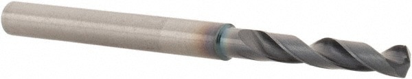 Screw Machine Length Drill Bit: 3.30 mm (0.1299) Dia, 135 deg, Solid Carbide