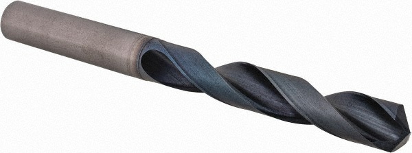 Jobber Length Drill Bit: 10.00 mm (0.3937) Dia, 135 deg, Solid Carbide
