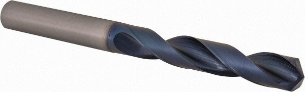 Jobber Length Drill Bit: 13.00 mm (0.5118) Dia, 135 deg, Solid Carbide