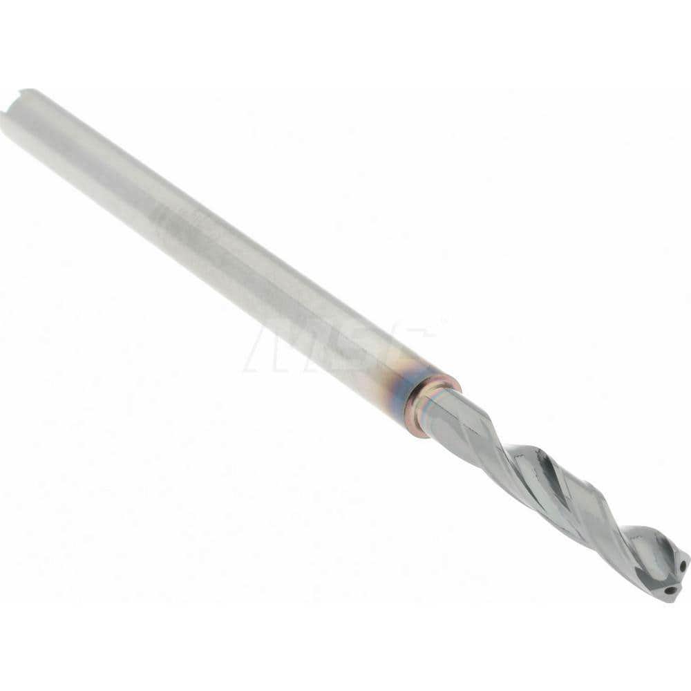 Screw Machine Length Drill Bit: 3.10 mm (0.1220) Dia, 135 deg, Solid Carbide