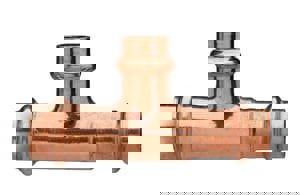 1-1/4 x 3/4 x 3/4 in. Copper Press Tee