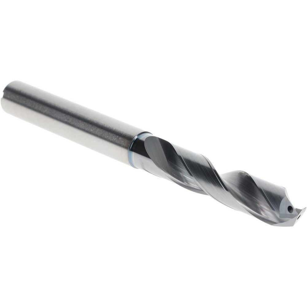 Screw Machine Length Drill Bit: 9.50 mm (0.3740) Dia, 135 deg, Solid Carbide