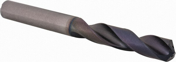 Screw Machine Length Drill Bit: 13.00 mm (0.5118) Dia, 135 deg, Solid Carbide