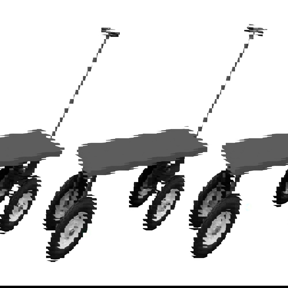 5th Wheel Wagon Truck: Solid, Cold-Rolled Steel Platform, 24