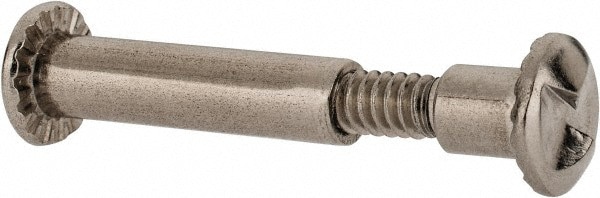 #10-24 Thread Screw & Barrel, Truss Head, One Way Drive, Stainless Steel Tamper Resistant Security Sex Bolt & Binding Post