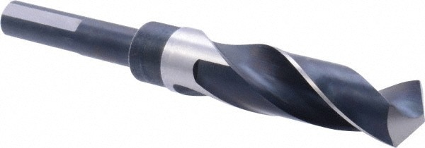 Reduced Shank Drill Bit: 53/64'' Dia, 1/2'' Shank Dia, 118 , High Speed Steel