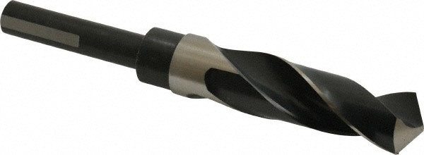 Reduced Shank Drill Bit: 7/8'' Dia, 1/2'' Shank Dia, 118 , High Speed Steel